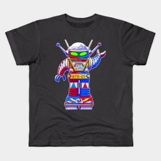 Big Tin Robot Mascot BTR-01 Kids T-Shirt